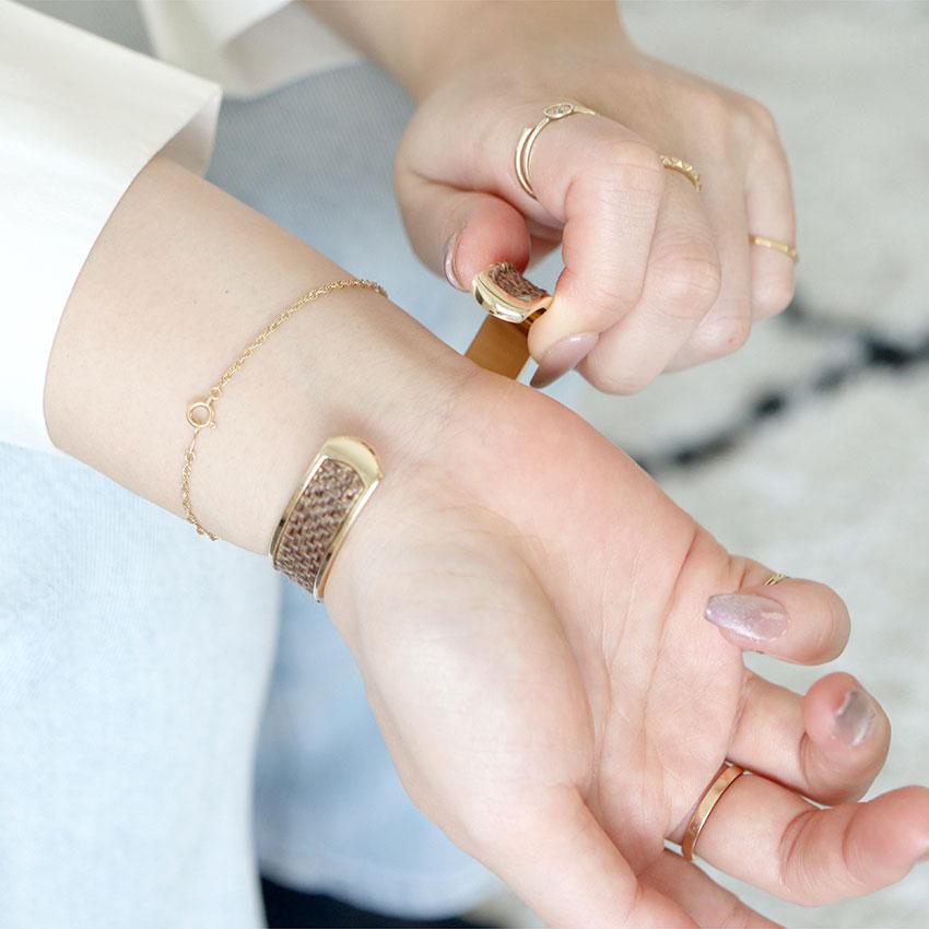 腕時計 レディース メタル バングル カミラ 金属ベルト 高見え 麻風 高級感  アクセ 雑貨  フィールドワーク 一年保証 日本製ムーブメント | field work | 05