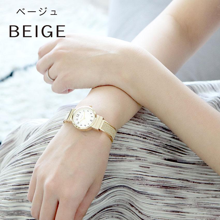 腕時計 レディース メタル バングル カミラ 金属ベルト 高見え 麻風 高級感  アクセ 雑貨  フィールドワーク 一年保証 日本製ムーブメント | field work | 07