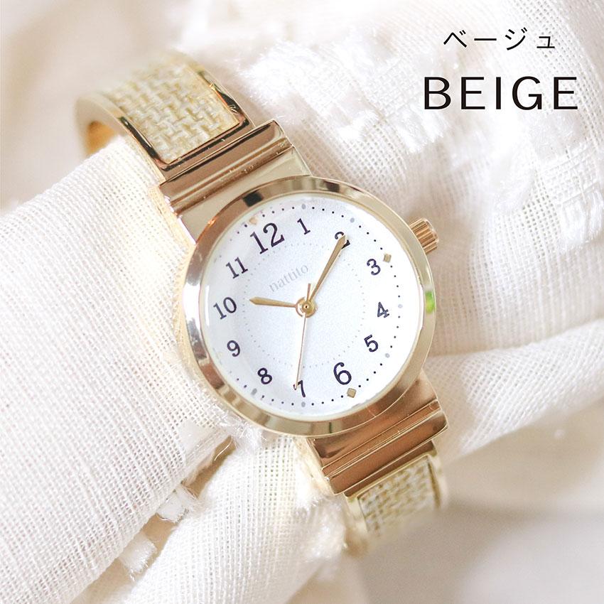 腕時計 レディース メタル バングル カミラ 金属ベルト 高見え 麻風 高級感  アクセ 雑貨  フィールドワーク 一年保証 日本製ムーブメント | field work | 08