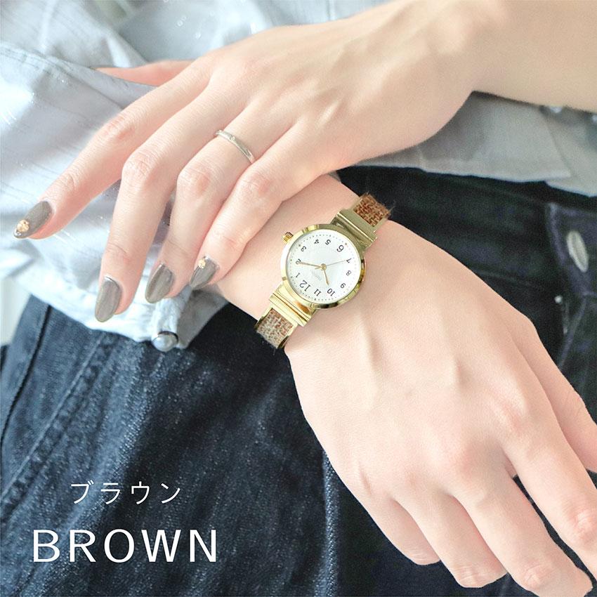 腕時計 レディース メタル バングル カミラ 金属ベルト 高見え 麻風 高級感  アクセ 雑貨  フィールドワーク 一年保証 日本製ムーブメント | field work | 09