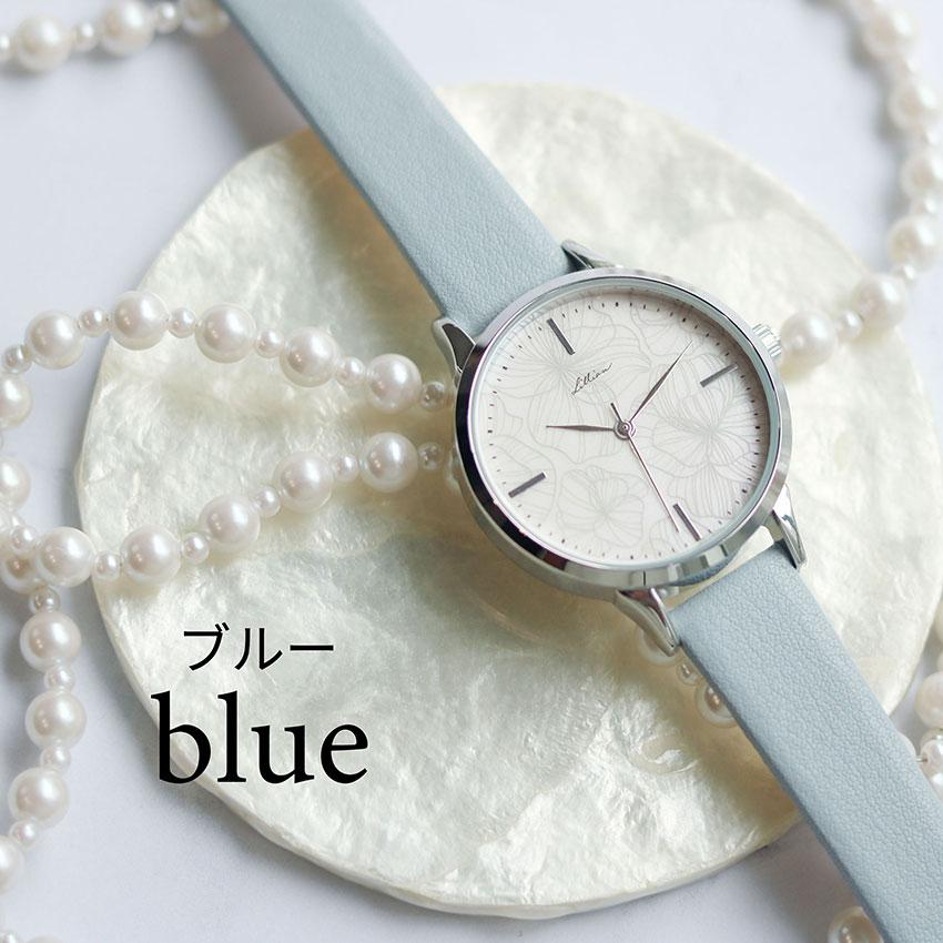 腕時計 レディース 腕時計 レディース 革ベルト シェルフ かわいい 花柄 フラワー シェル風 上品 高見え 通勤 通学 仕事用 プチプラ 20代 30代 フィールドワーク | field work | 10