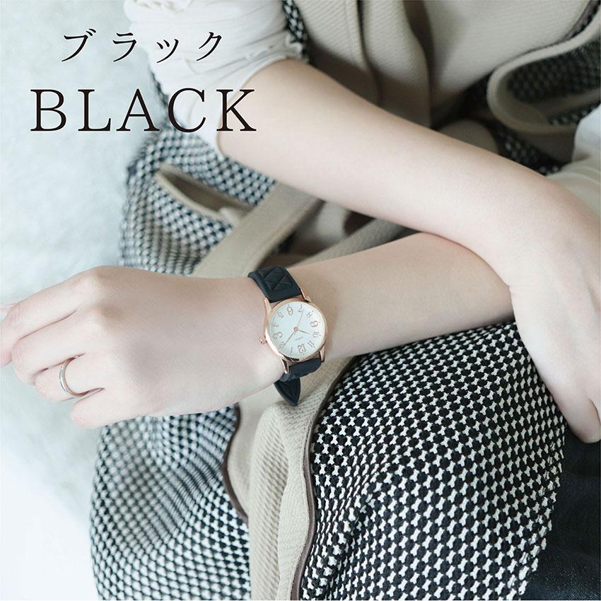 腕時計 レディース シリコンベルト ロキ キルティング風　くすみカラー  見やすい ビジネス  通学 トレンド プレゼント 可愛い プチプラ フィールドワーク | field work | 16