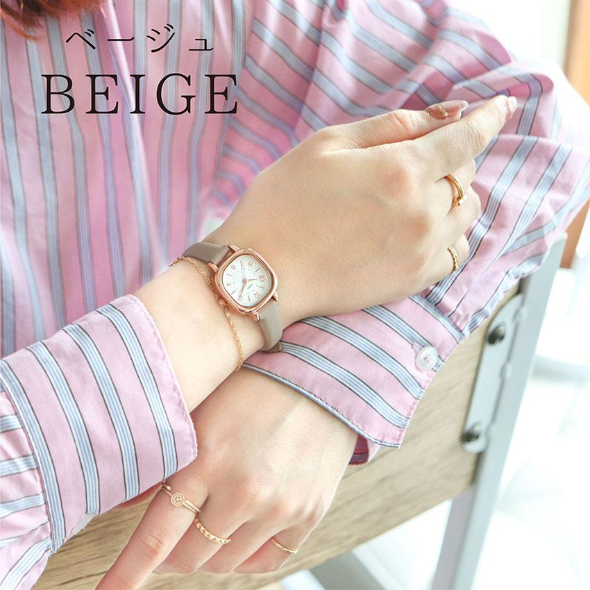 腕時計 レディース スターク 革ベルト スクエア 四角 ビジネス シンプル 高級感 見やすい 学校 オフィス 仕事 プレゼント 高品質 プチプラ フィールドワーク | field work | 09