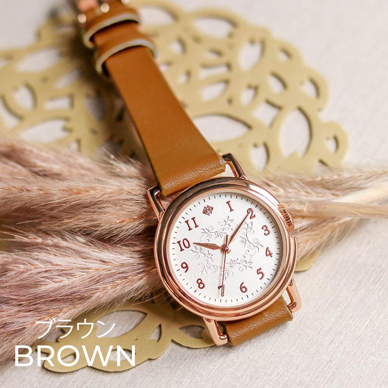 field work（フィールドワーク） 腕時計 レディース マスカ 革ベルト