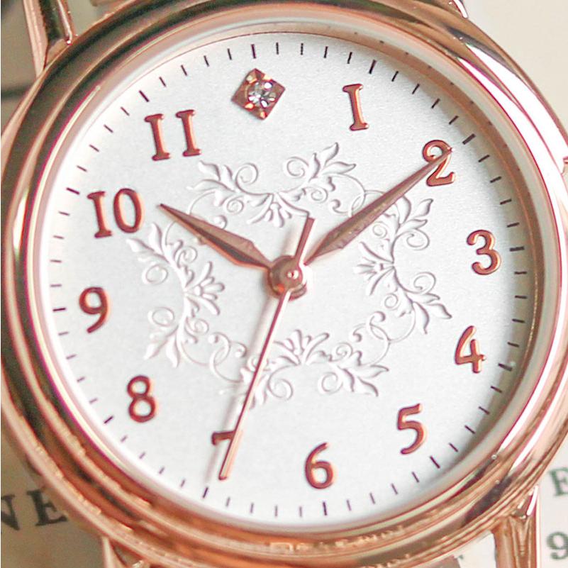 腕時計 レディース マスカ 革ベルト シンプル きれいめストーン おしゃれ レディース プチプラ 仕事 通勤 通学 見やすい 日本製ムーブ 20代 30代 お手頃 安い | field work | 18