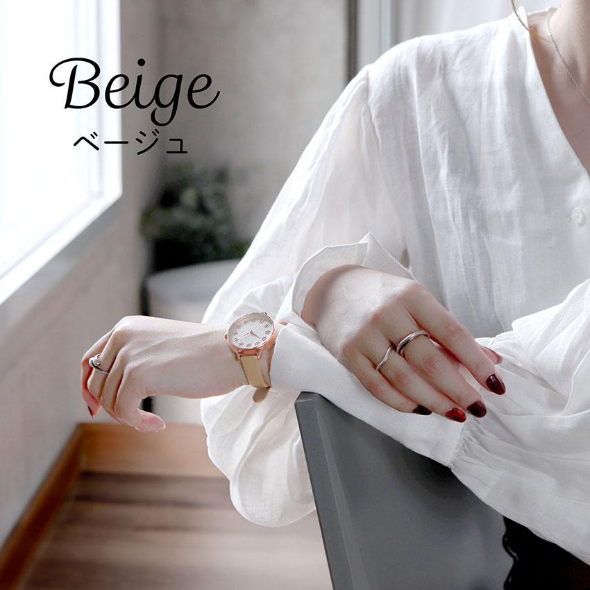 腕時計 レディース 革ベルト メアリー かわいい 花柄 上品 高見え 刻印 通勤 通学 仕事用 ビジネス くすみカラー ニュアンスカラー プチプラ フィールドワーク | field work | 10
