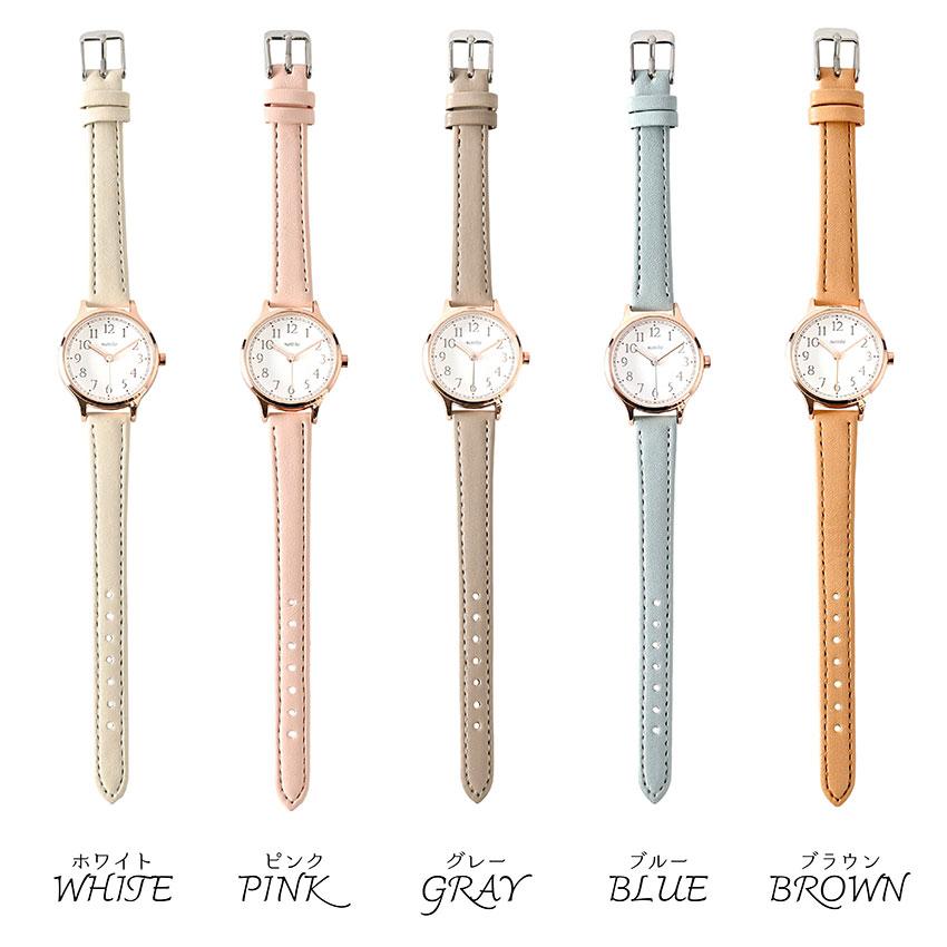 腕時計 レディース リタ シンプル かわいい 見やすい おしゃれ仕事用 ビジネス 送料無料 小さめ 安い 高見え 上品 ニュアンスカラープチプラ 日本製ムーブメント | field work | 07
