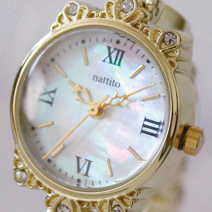 腕時計 レディース アメル ブレスレット 高級感 高見え アンティーク おしゃれ チェーン 仕事用 シェル  着脱簡単 小さめ 可愛い フィールドワーク 20代 30代 | field work | 18