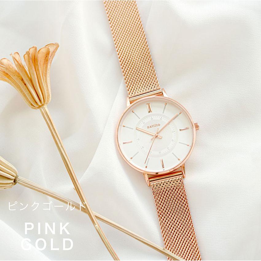腕時計 レディース メッシュベルト 大きめ ユニッシュ 高見え 着脱簡単 使いやすい 高級感 メンズ 男女兼用 仕事用 ビジネス 通勤 通学 フィールドワーク | field work | 10