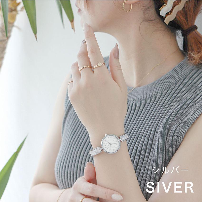 field work（フィールドワーク） 腕時計 レディース メタル バングル