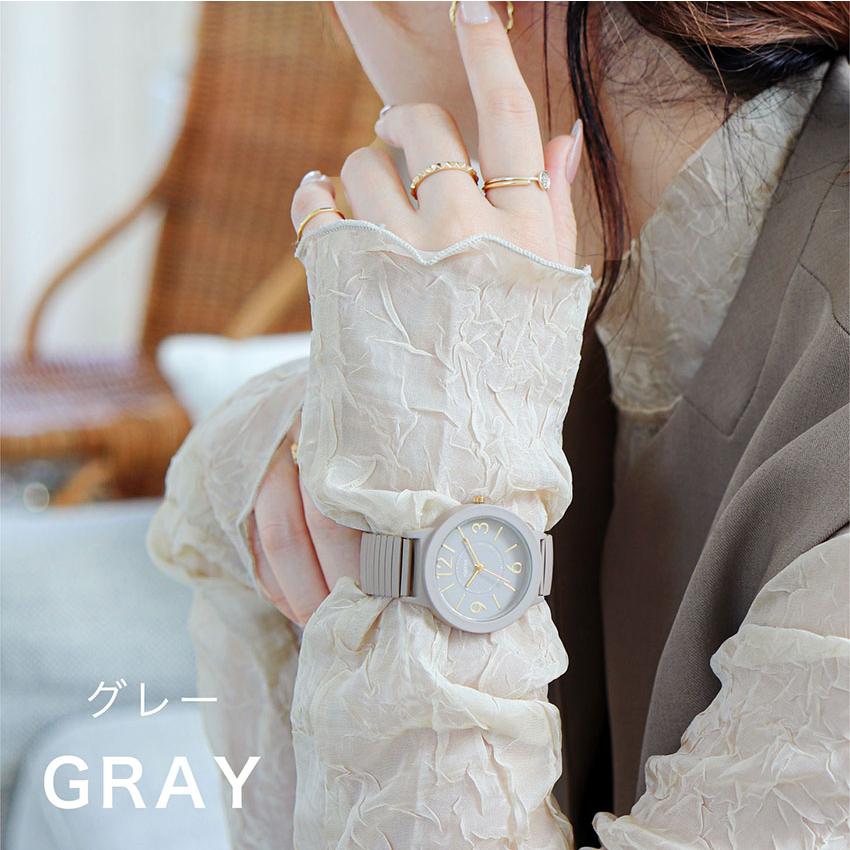 腕時計 レディース ジャバラ ソフジャ 柔らかジャバラ みやすい かわいい カジュアル プチプラ ビジネス 通勤 通学 フィールドワーク 一年保証 日本製ムーブ | field work | 11