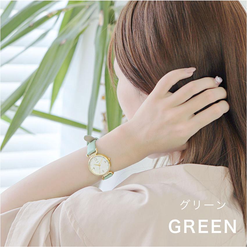 腕時計 レディース 革ベルト ジュエリア ストーン 高みえ 仕事用 通勤 通学 ビジネス 送料無料 小さめ ニュアンスカラー 可愛い 20代 30代 フィールドワーク | field work | 12