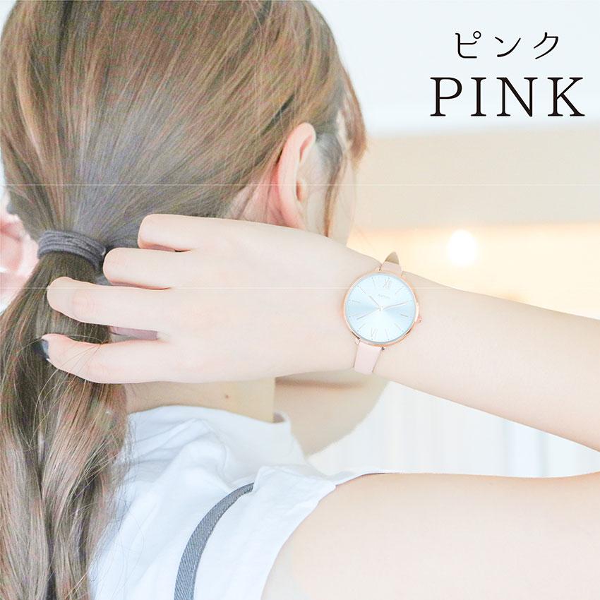 腕時計 レディース 革ベルト フラッシュ かわいい おしゃれ 大きめ 仕事用 通勤 通学 ビジネス ニュアンスカラー 高見え プレゼント  プチプラ フィールドワーク | field work | 12