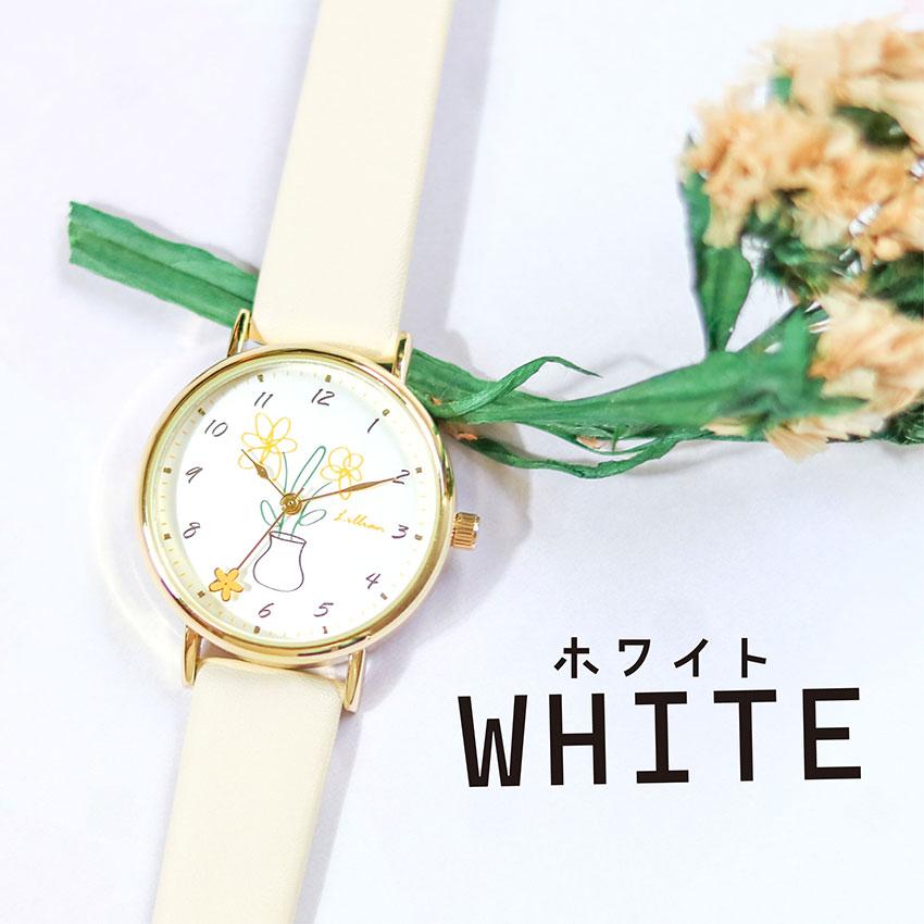 field work（フィールドワーク） 腕時計 レディース 革ベルト フラベ
