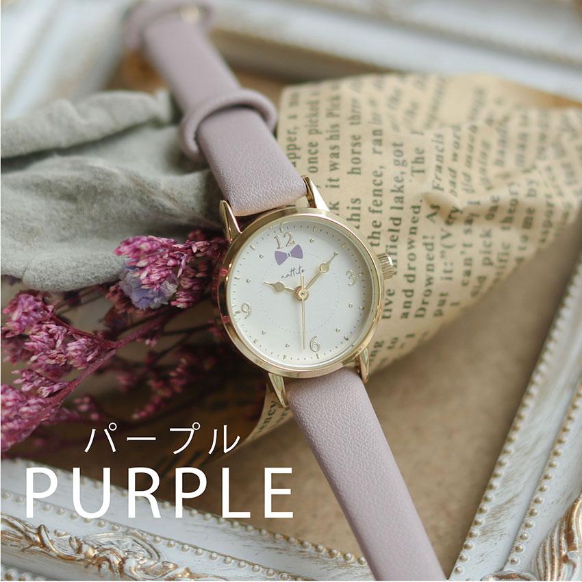 腕時計 レディース  革ベルト キュン リボン かわいい パステル 可愛い 小物 通勤 通学 キッズ フィールドワーク 10代 20代 30代 | field work | 15