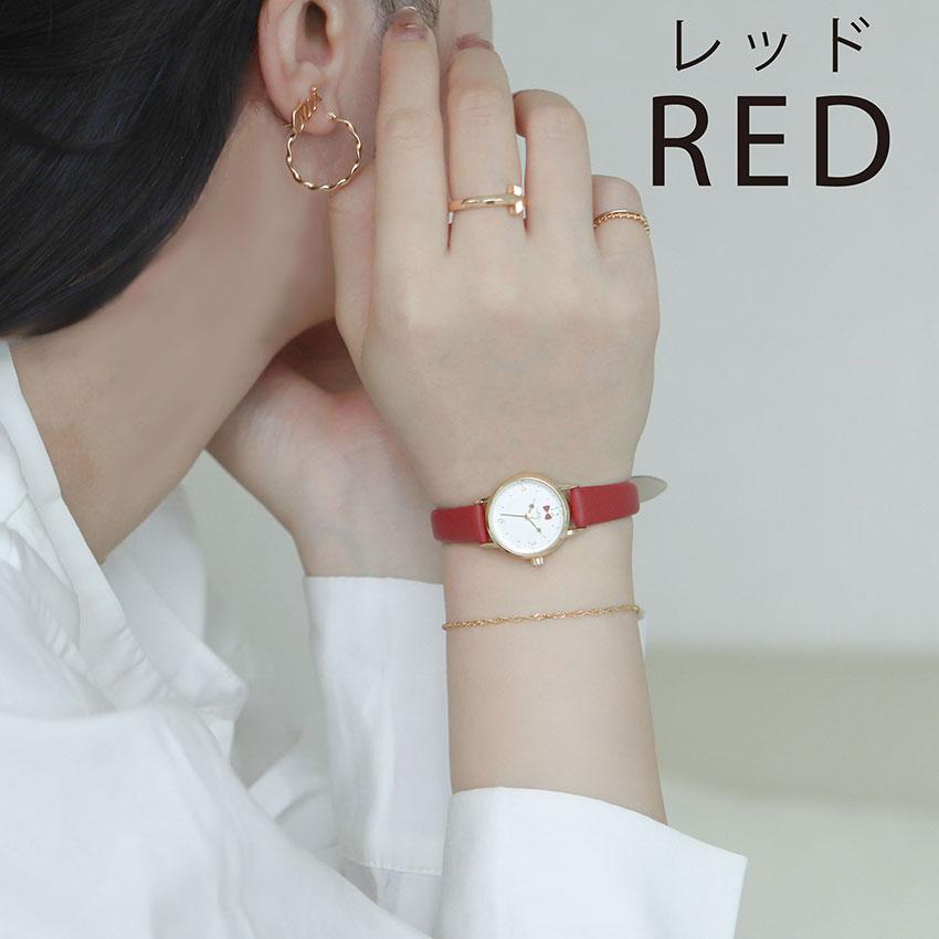 腕時計 レディース  革ベルト キュン リボン かわいい パステル 可愛い 小物 通勤 通学 キッズ フィールドワーク 10代 20代 30代 | field work | 16