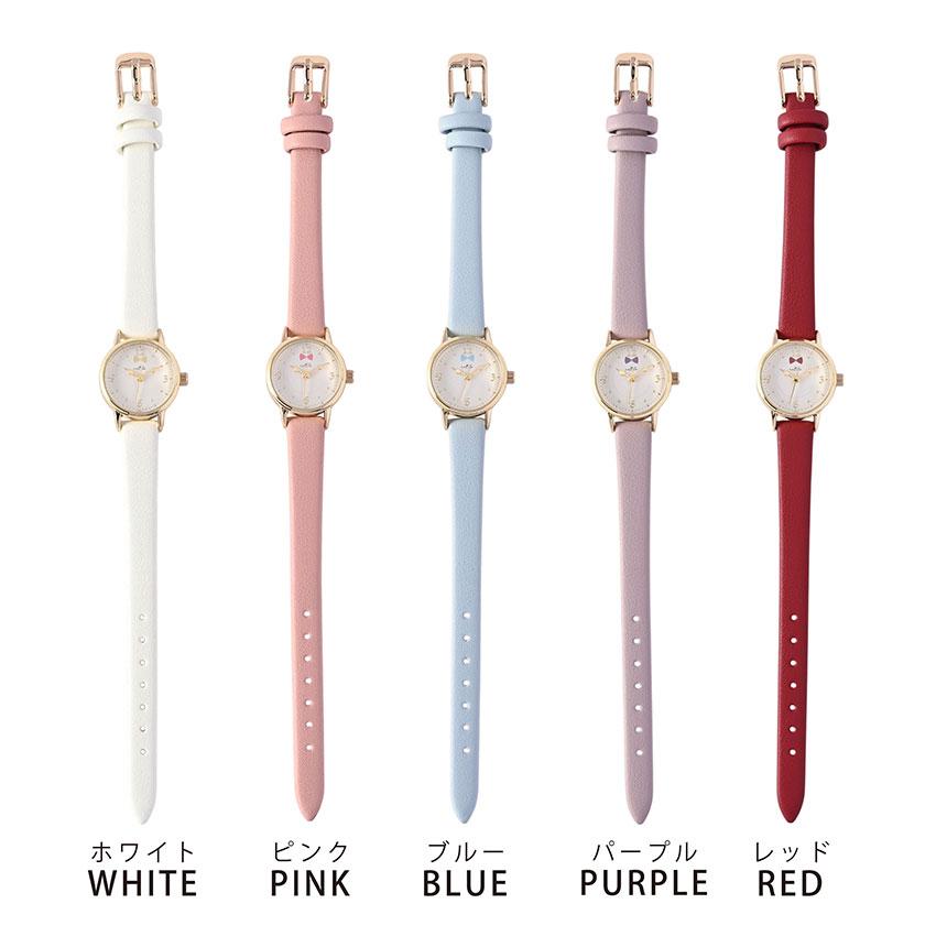 腕時計 レディース  革ベルト キュン リボン かわいい パステル 可愛い 小物 通勤 通学 キッズ フィールドワーク 10代 20代 30代 | field work | 07