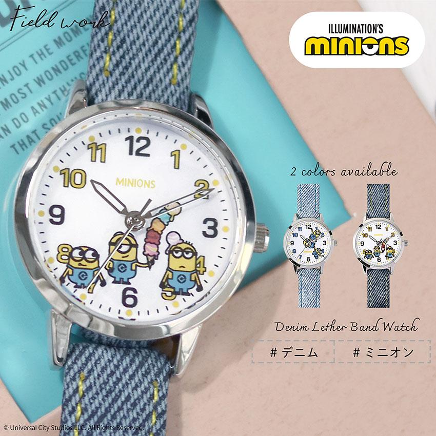 ミニオン キーホルダー デニム風 onlineshop-mikaze_usj-min-