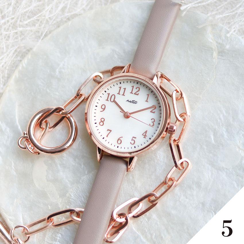 腕時計 レディース 革ベルト アーマ シンプル シェル風 パール風文字盤 かわいい 見やすい 通勤 通学 送料無料 高見え ニュアンスカラー フィールドワーク | field work | 17