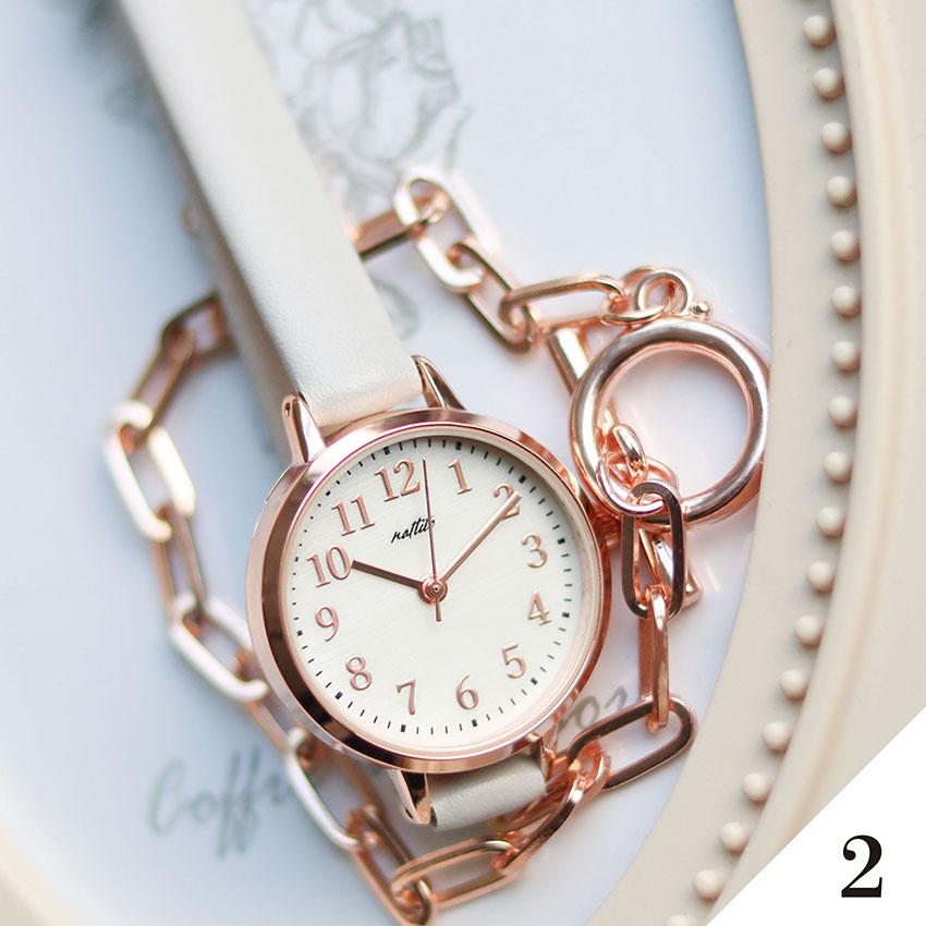 腕時計 レディース 革ベルト アーマ シンプル シェル風 パール風文字盤 かわいい 見やすい 通勤 通学 送料無料 高見え ニュアンスカラー フィールドワーク | field work | 11