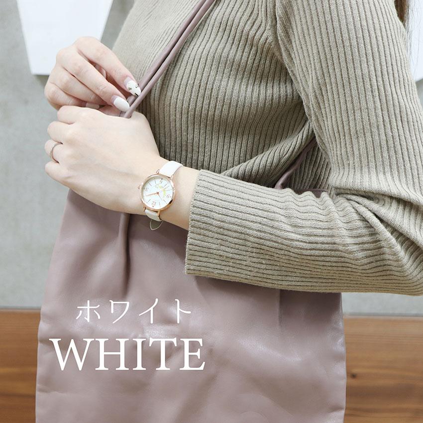 腕時計 レディース 革ベルト ロサム かわいい 花柄 フラワー 上品 高見え 通勤 通学 仕事用 ビジネス ニュアンスカラー ストーン 20代 30代 フィールドワーク | field work | 07