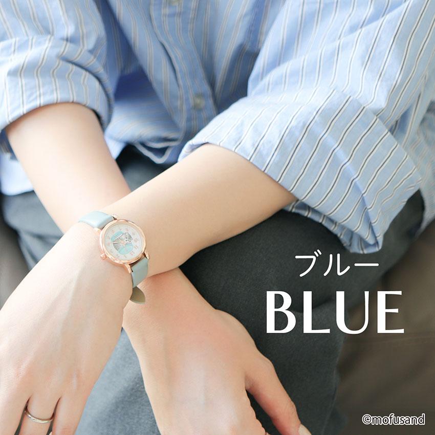 マカロンデザイントラベルウォッチ field work mofusand モフサンド 腕時計 レディース キッズ 革ベルト