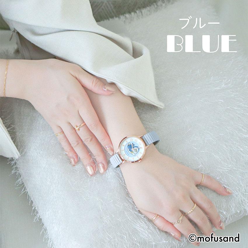 mofsand モフサンド 腕時計 レディース ジャバラベルト 着脱簡単 レディース キッズ 箱入り見やすい 猫 サメにゃん にゃんこ 可愛いプチプラ フィールドワーク | field work | 13