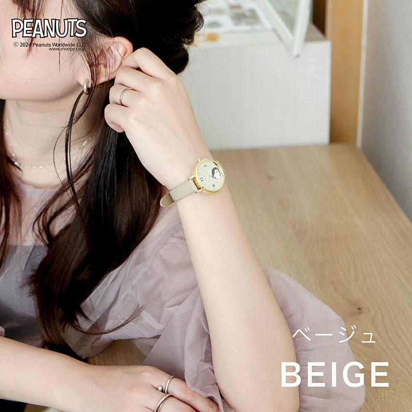 腕時計 レディース 革ベルト PEANUTS スヌーピー シンプル 大人 キッズ ユニセックス ウッドストック チャーリー・ブラウン フィールドワーク 大きめ 箱入り | field work | 10