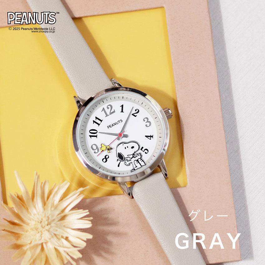 field work（フィールドワーク） 腕時計 レディース 革ベルト PEANUTS