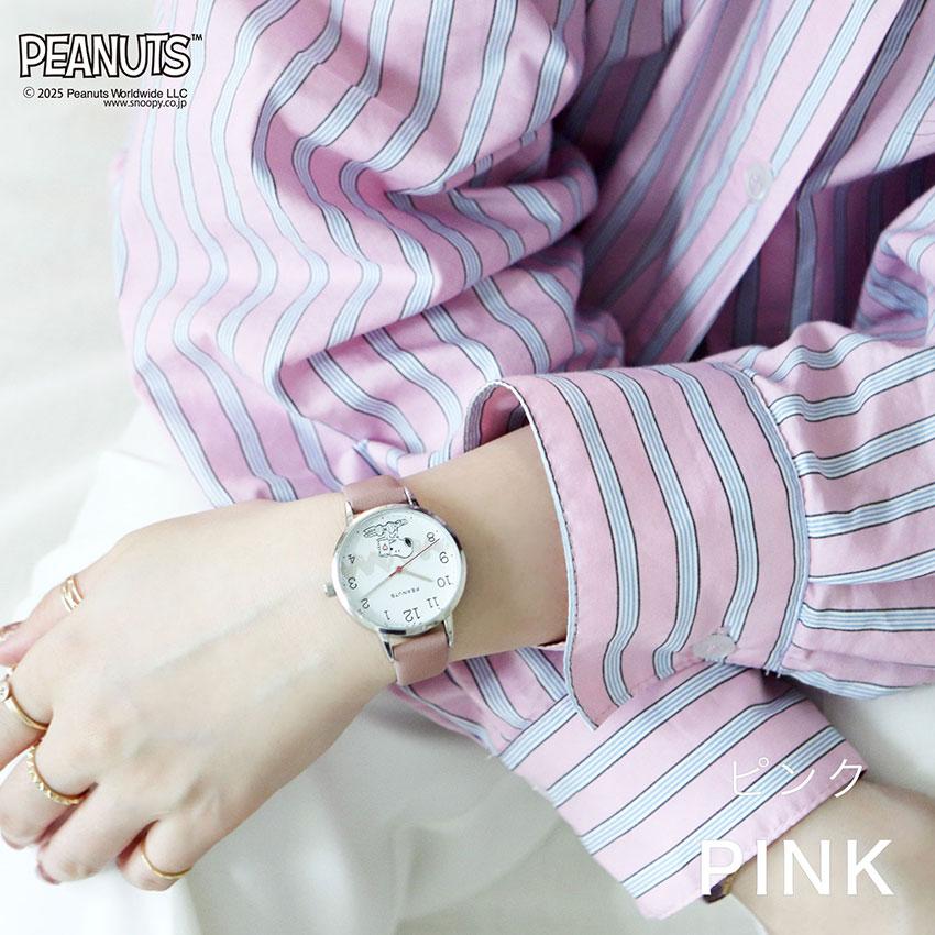 腕時計 レディース 革ベルト PEANUTS スヌーピー オラフ シンプル 大人 カジュアル キッズ ユニセックス ウッドストック フィールドワーク 大きめ カジュアル | field work | 10