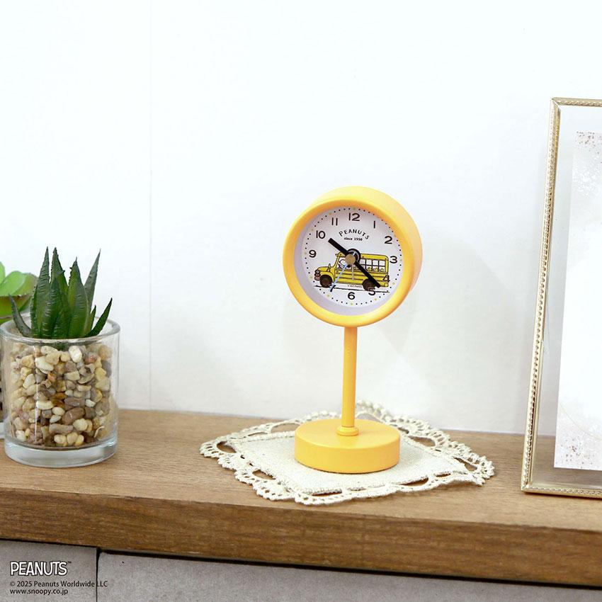置き時計 スタンドクロック 時計 目覚まし時計 スタンドクロック スヌーピー オラフ キッズ ユニセ PEANUTS SNOOPY フィールドワーク プチプラ  一年保証 | field work | 10