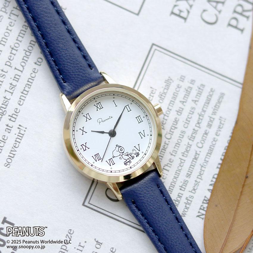 腕時計 レディース 革ベルト スヌーピー クラシック レトロデザイン かわいい 仕事 通勤 通学 見やすい 大人 キッズ PEANUTS フィールドワーク パッケージ入り | field work | 13