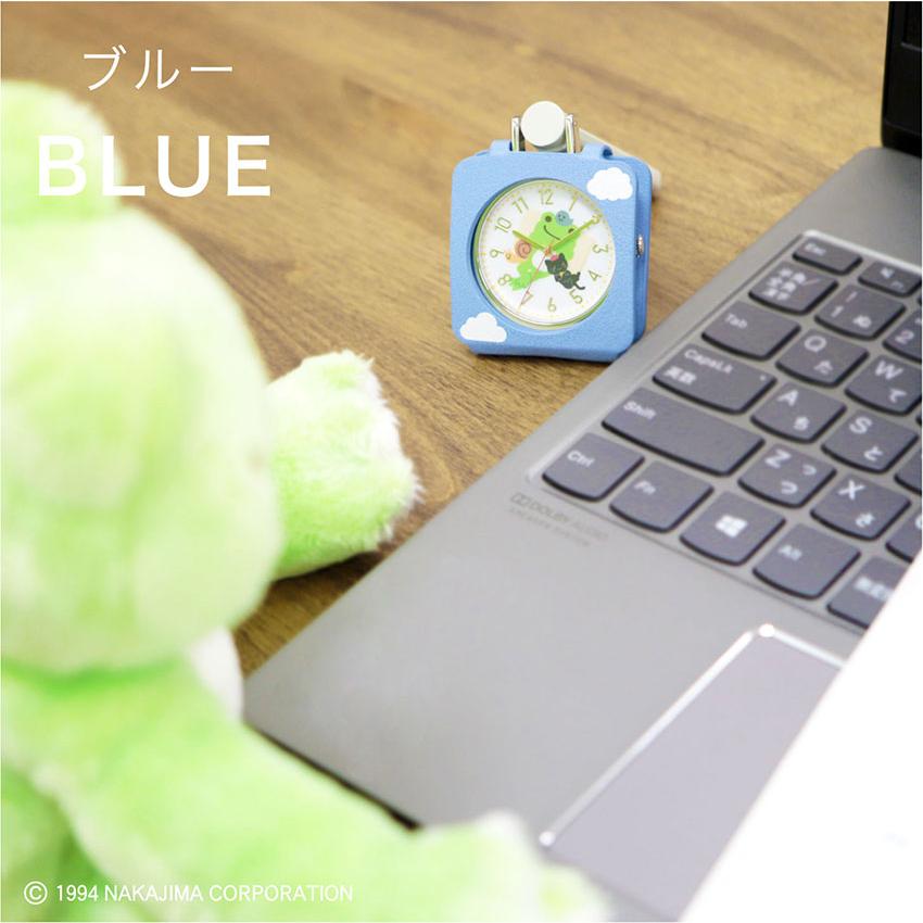 時計 置き時計 掛け時計 カラビナ レディース かえるのピクルス pickles the frog 多機能 便利 TOKOT ミラー付 キャラクター プレゼント フィールドワーク | field work | 11