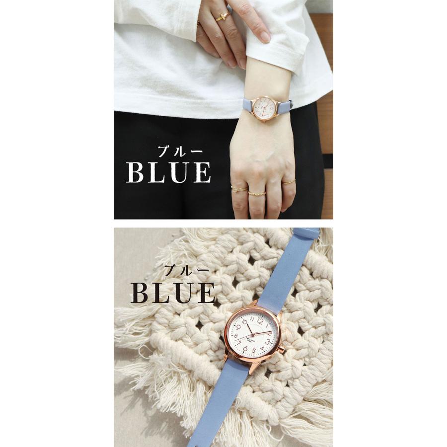 腕時計 レディース ジュビア 高級感 10気圧防水 防汗ベルト 仕事用 ビジネス 小さめ アースカラー プレゼント 高品質 可愛い 見やすい フィールドワーク | field work | 26