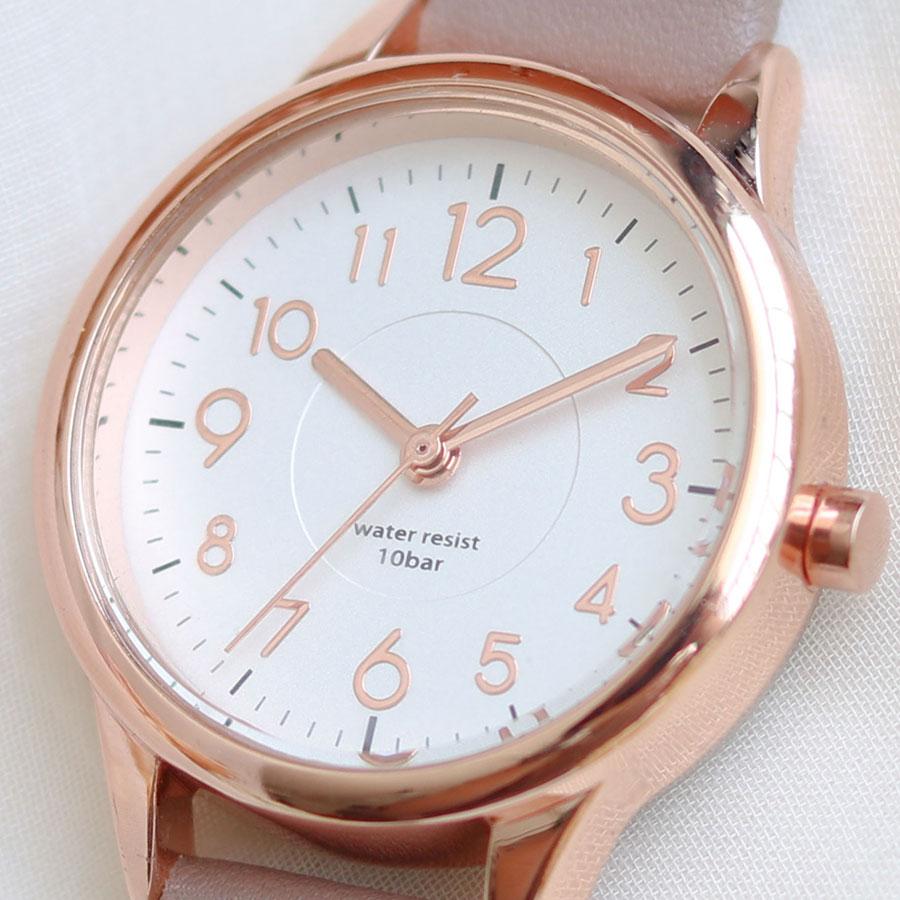 腕時計 レディース ジュビア 高級感 10気圧防水 防汗ベルト 仕事用 ビジネス 小さめ アースカラー プレゼント 高品質 可愛い 見やすい フィールドワーク | field work | 29