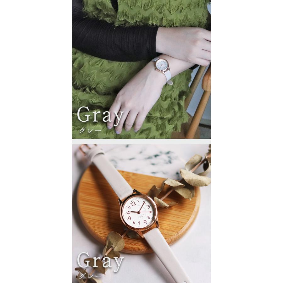 腕時計 レディース ジュビア 高級感 10気圧防水 防汗ベルト 仕事用 ビジネス 小さめ アースカラー プレゼント 高品質 可愛い 見やすい フィールドワーク | field work | 17