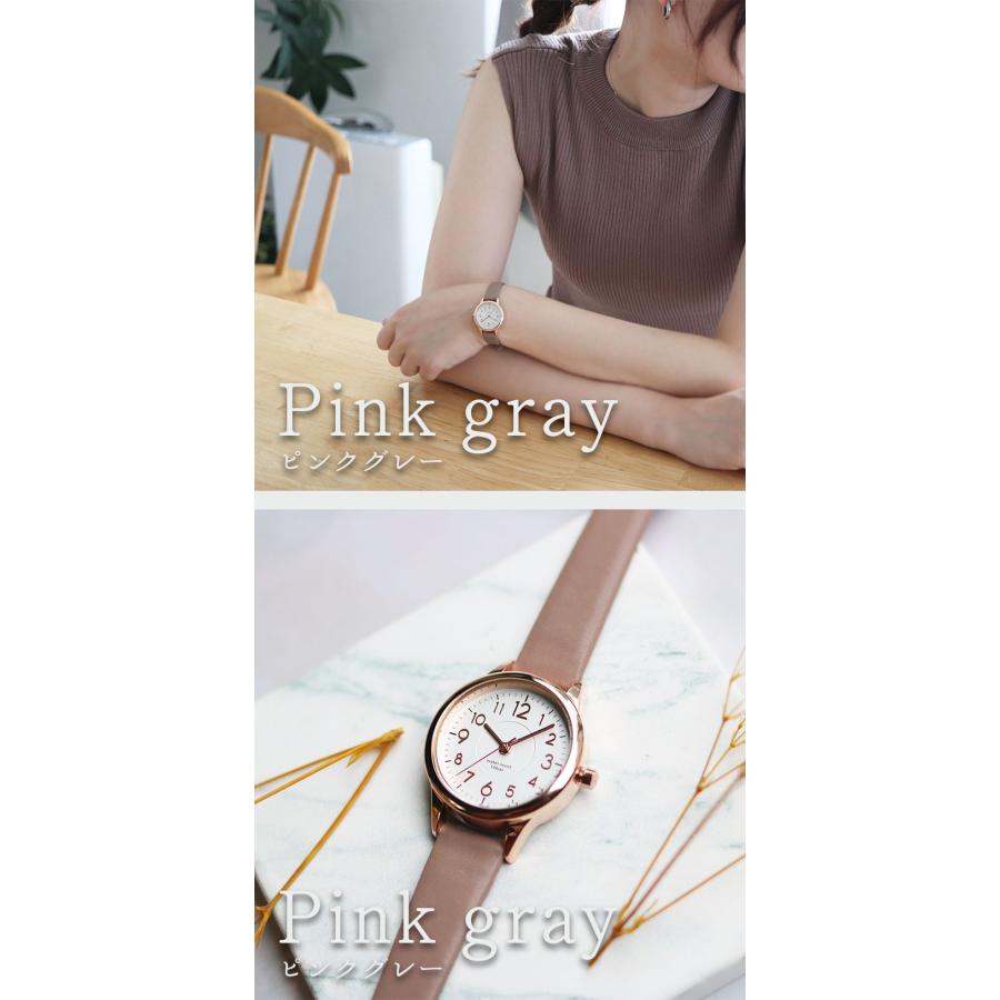 腕時計 レディース ジュビア 高級感 10気圧防水 防汗ベルト 仕事用 ビジネス 小さめ アースカラー プレゼント 高品質 可愛い 見やすい フィールドワーク | field work | 22