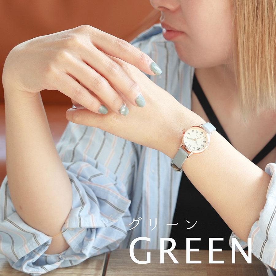 腕時計 レディース ポップ 5気圧防水 防水 革ベルト 仕事 通勤 通学 ニュアンスカラー オススメ 日本製ムーブ おしゃれ かわいい 保証 20代 30代 お手頃 安い | field work | 16