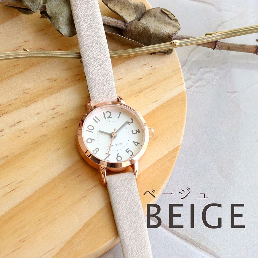 腕時計 レディース ポップ 5気圧防水 防水 革ベルト 仕事 通勤 通学 ニュアンスカラー オススメ 日本製ムーブ おしゃれ かわいい 保証 20代 30代 お手頃 安い | field work | 09