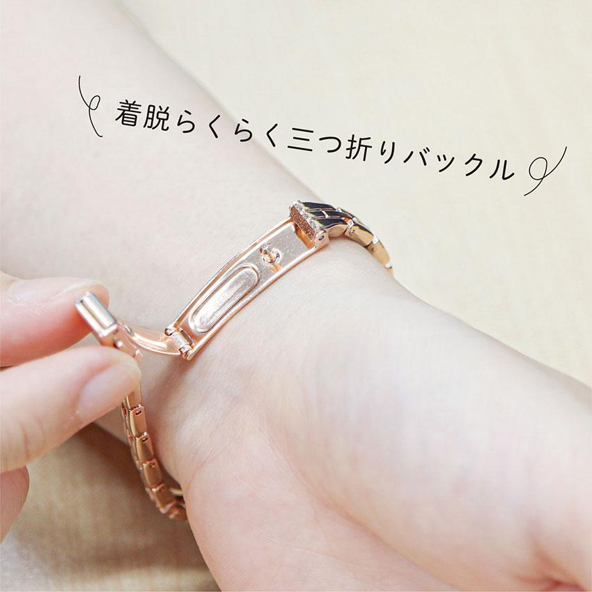 腕時計 レディース メタルベルト シェイネ 星 星モチーフ ストーン 大人 小さめ 見やすい 通勤 通学 仕事 ビジネス 三つ折りバックル プチプラ フィールドワーク | field work | 05