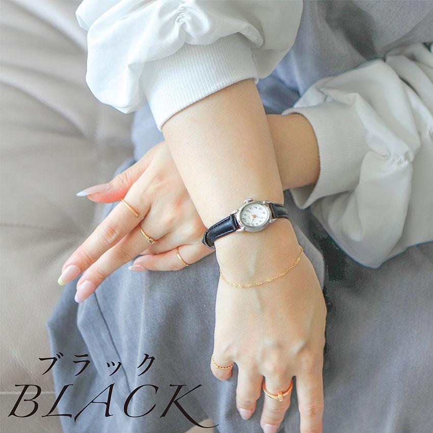 腕時計 レディース 革ベルト 楕円レザー ベーシックカラー シンプル 見やすい ビジネス 通勤 通学 小さめ プレゼント  高品質 可愛い プチプラ フィールドワーク | field work | 16