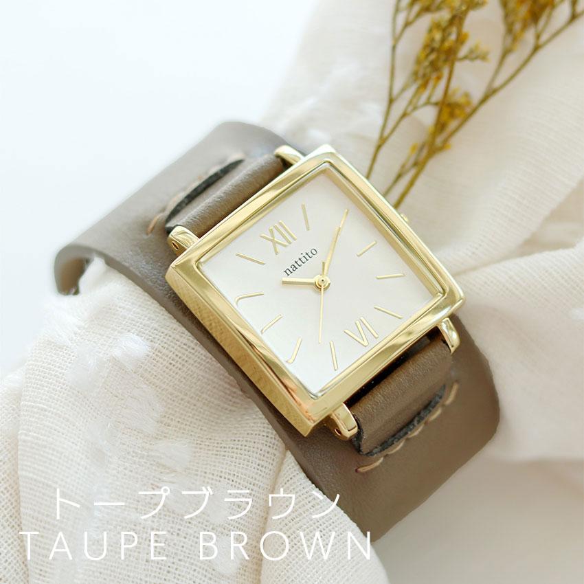 腕時計 レディース 革ベルト クルント スクエア ニュアンスカラー 個性的 パッチンブレス ビジネス 大きめ 高品質 可愛い バングル 20代 30代 フィールドワーク | field work | 12