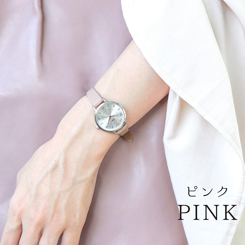 腕時計 レディース 革ベルト シャニー かわいい ニッケルフリー 金属アレルギー 通勤 通学 ニュアンスカラー 高見え プレゼント 20代 30代 フィールドワーク | field work | 12