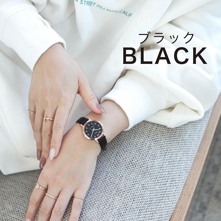 腕時計 レディース 革ベルト ケープ 10気圧防水 ニュアンスカラー かわいい 見やすい プチプラ プレゼント 10代 20代 30代 フィールドワーク 一年保証 | field work | 16