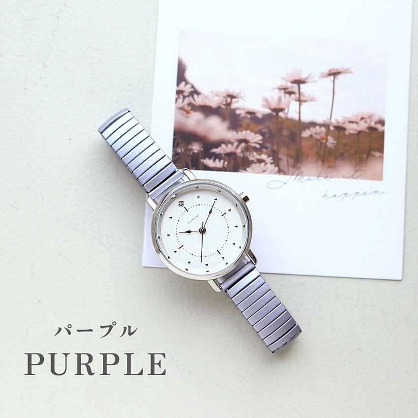 腕時計 レディース ルース 着脱簡単 ジャバラウォッチ 柔らかい 仕事 通勤 通学 かわいい 見やすい 人気 20代 30代 お手頃 安い フィールドワーク 一年保証 | field work | 10