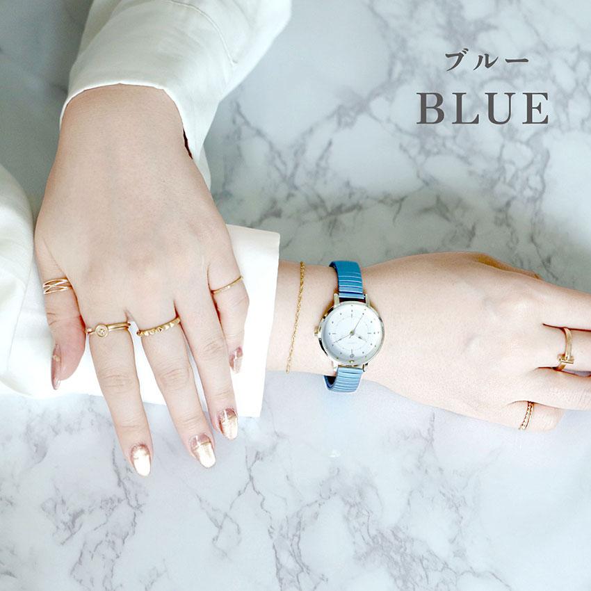 腕時計 レディース ルース 着脱簡単 ジャバラウォッチ 柔らかい 仕事 通勤 通学 かわいい 見やすい 人気 20代 30代 お手頃 安い フィールドワーク 一年保証 | field work | 13