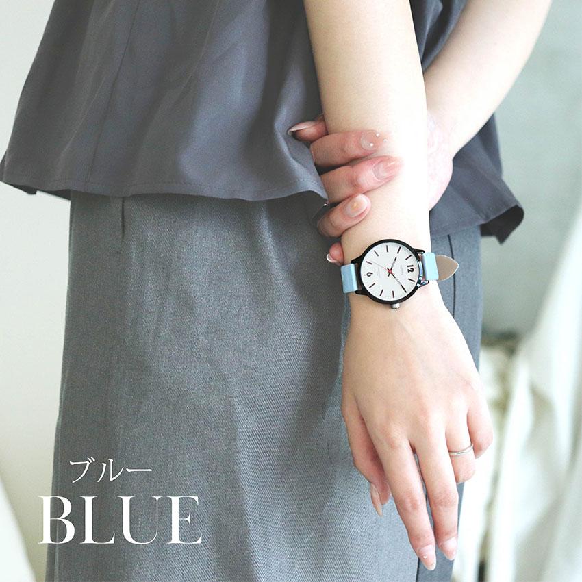 腕時計 レディース メンズ ユニセックス 革ベルト ナミブ　大きめ シンプル 仕事用 ビジネス 通勤 通学 ニュアンスカラーフィールドワーク | field work | 11