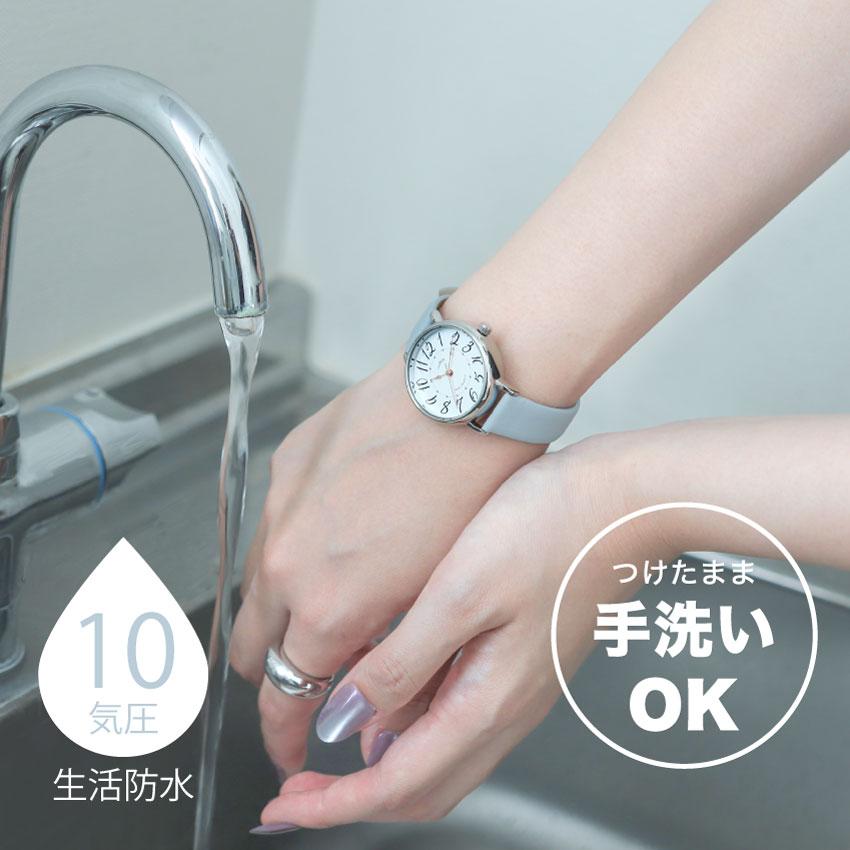 腕時計 レディース ミッチー 10気圧防水 防汗ベルト シンプル かわいい 見やすい 通勤 仕事用  ニュアンスカラー プレゼント 20代 30代 40代 フィールドワーク | field work | 08