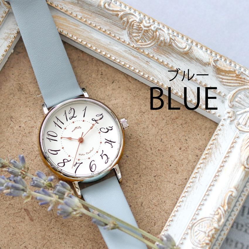 腕時計 レディース ミッチー 10気圧防水 防汗ベルト シンプル かわいい 見やすい 通勤 仕事用  ニュアンスカラー プレゼント 20代 30代 40代 フィールドワーク | field work | 14