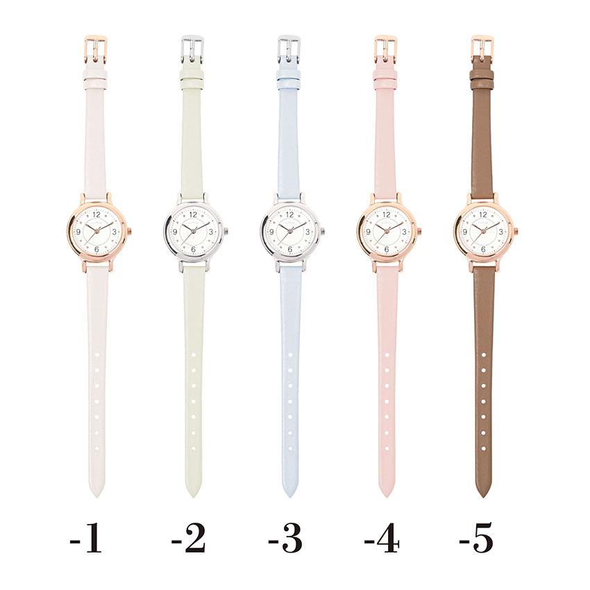 腕時計 レディース ウルガス 高級感 5気圧防水 防汗ベルト 仕事用 ビジネス 小さめ 革ベルト プレゼント 高品質 可愛い 見やすい フィールドワーク | field work | 08